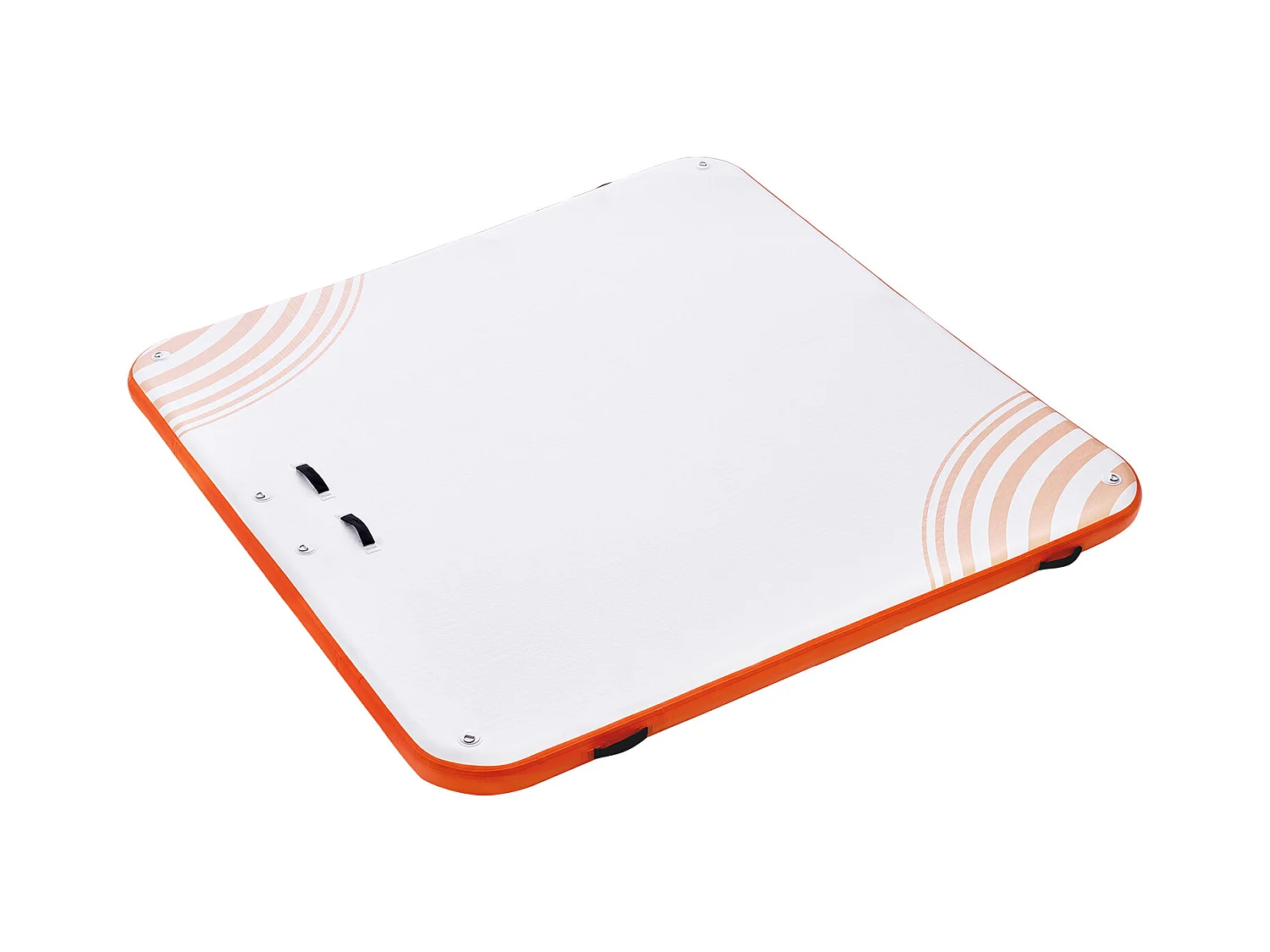 Plateforme Flottante Gonflable, SucceBuy Tapis de Plate-Forme Flottant Gonflable 305x305 cm avec Échelle