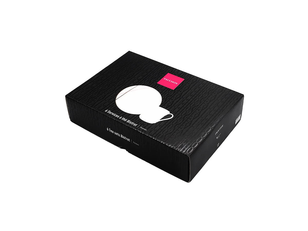 Coffret 6 services à thé BISTROT
