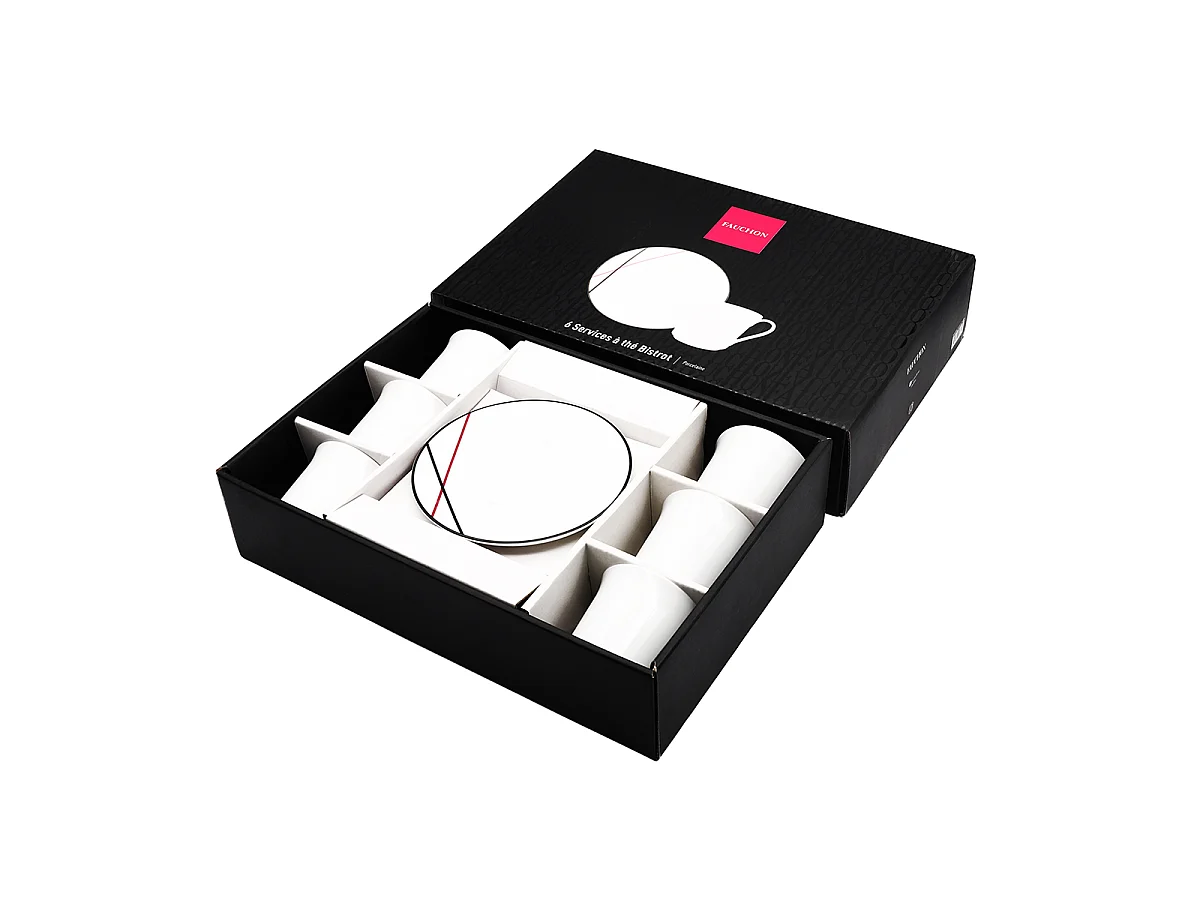 Coffret 6 services à thé BISTROT