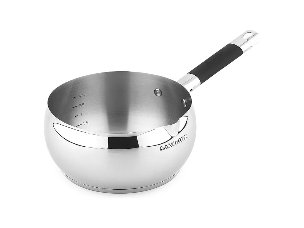 4 Casseroles 14/16/18/20cm - Inox induction