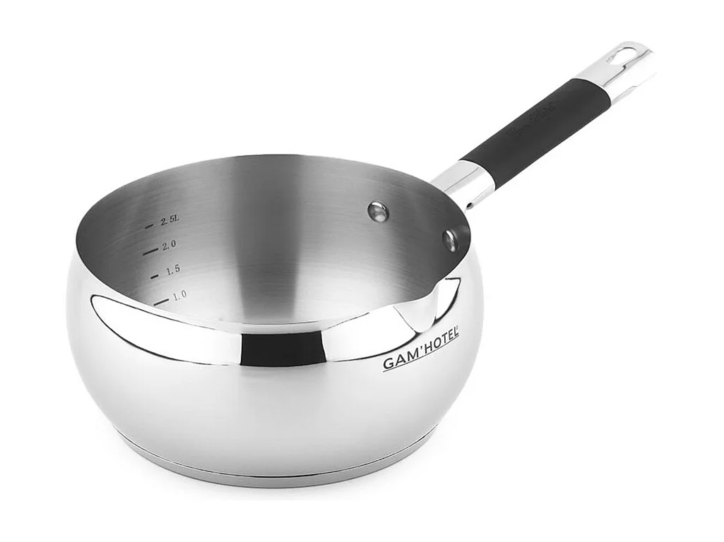 4 Casseroles 14/16/18/20cm - Inox induction