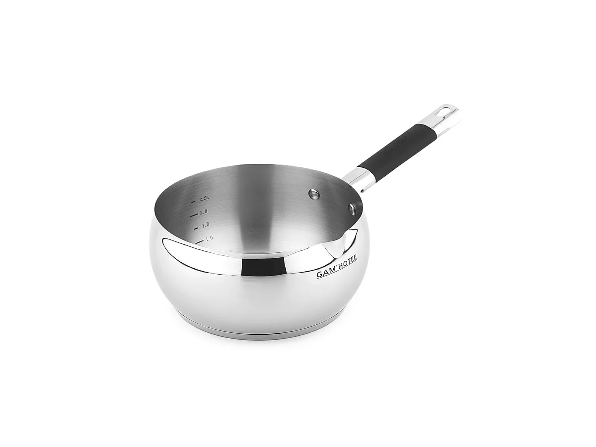 4 Casseroles 14/16/18/20cm - Inox induction