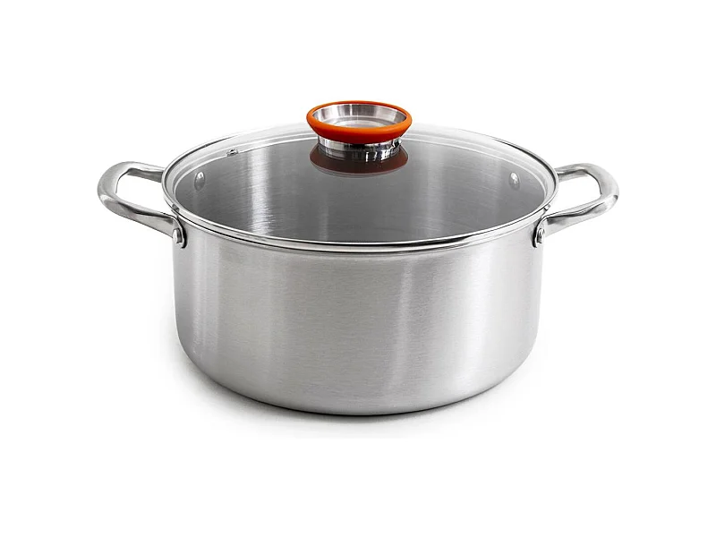 Marmite 28cm triplex avec couvercle - "Black Cube"