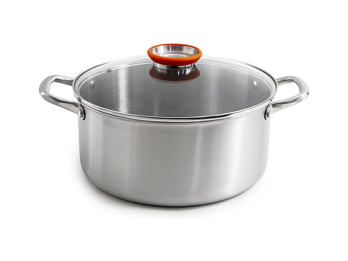 Marmite 28cm triplex avec couvercle - "Black Cube"