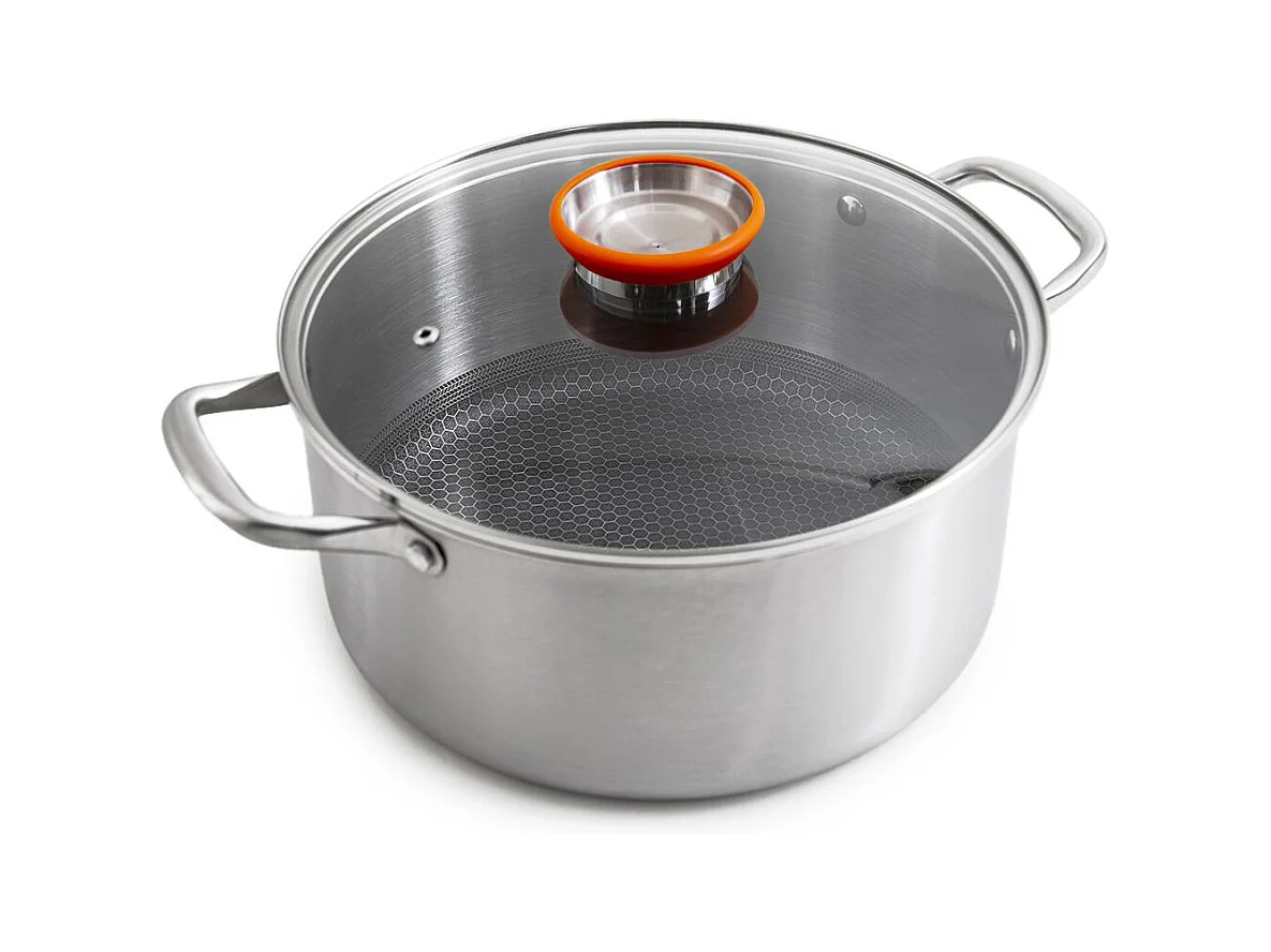 Marmite 28cm triplex avec couvercle - "Black Cube"