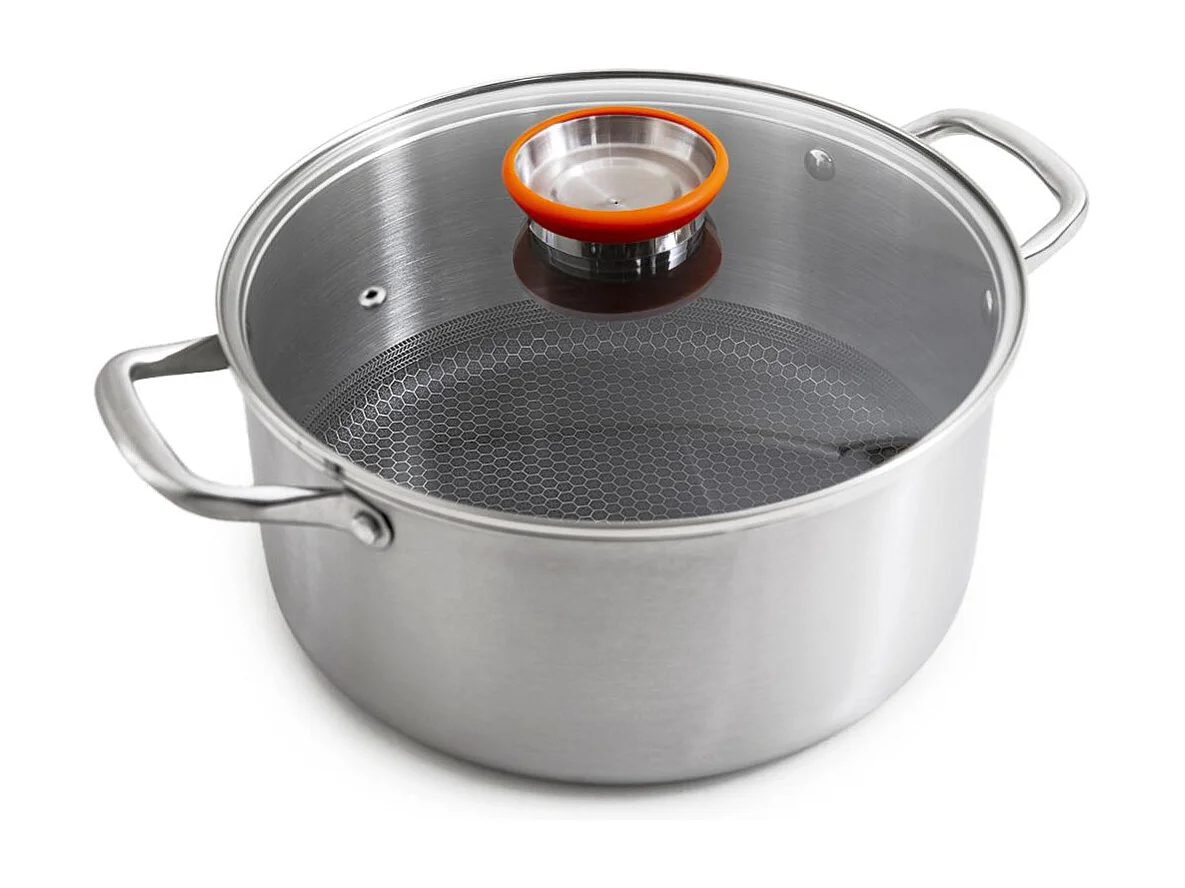 Marmite 28cm triplex avec couvercle - "Black Cube"