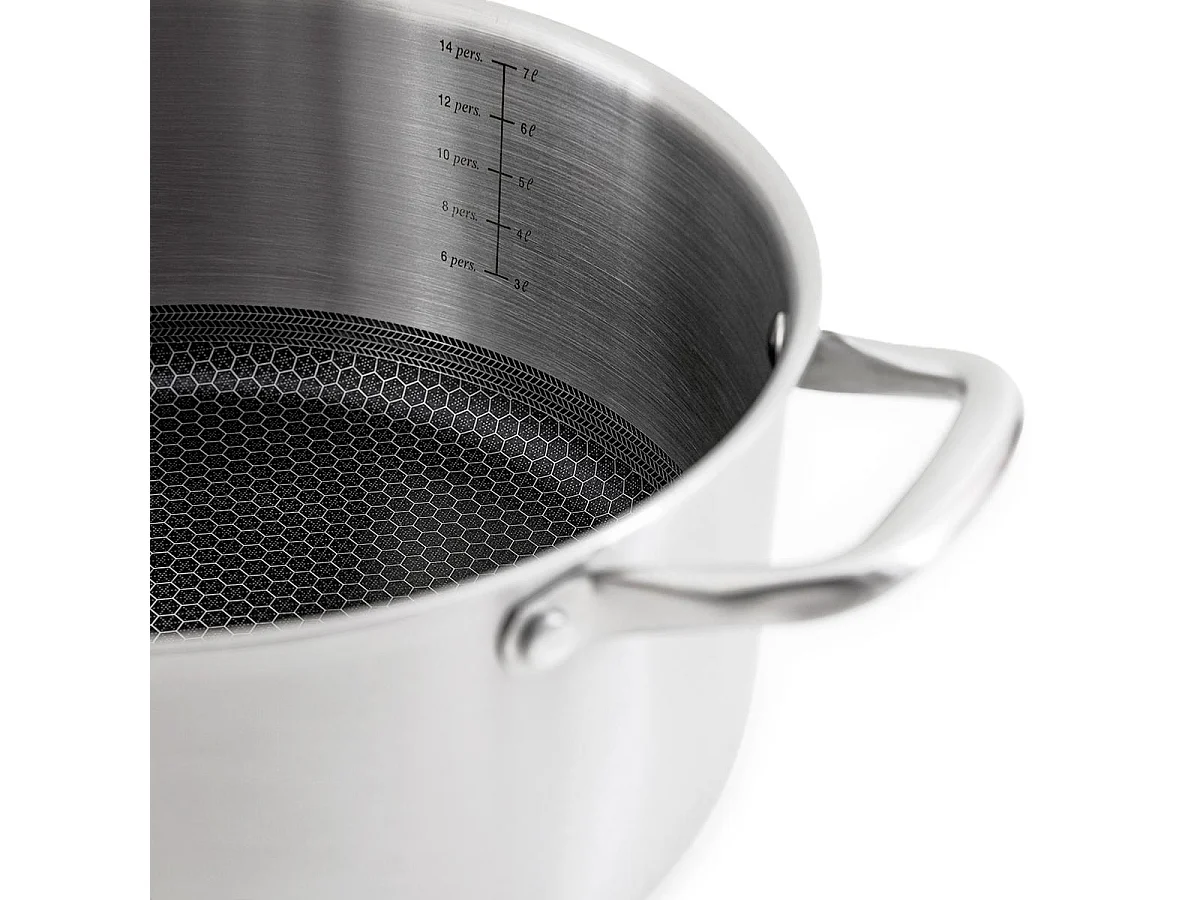 Marmite 28cm triplex avec couvercle - "Black Cube"