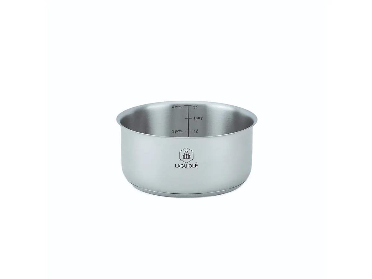 Set de 3 casseroles inox amovible 16/18/20cm - "Réactif"