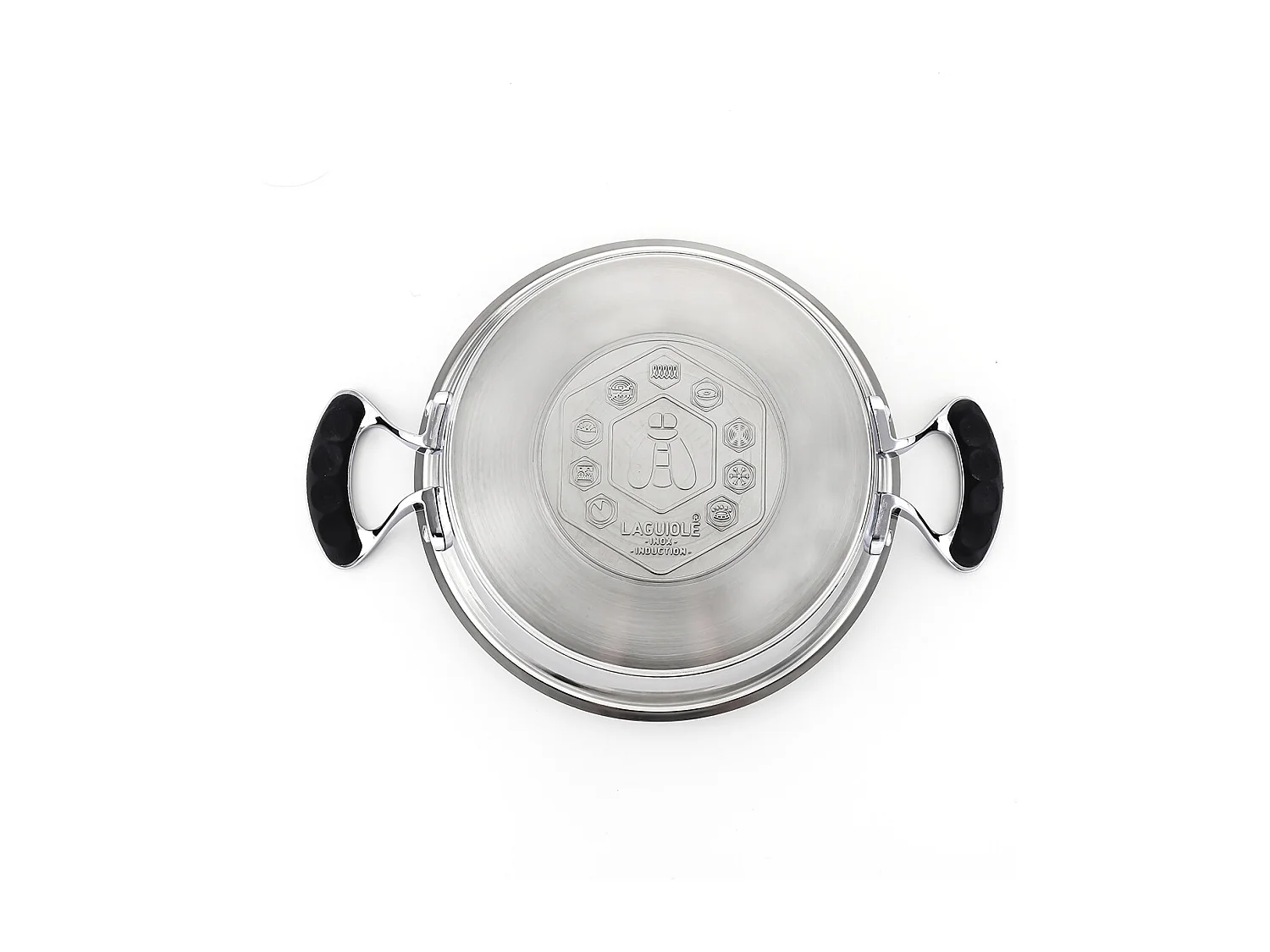 Cuit-pâtes inox 24cm multifonctions