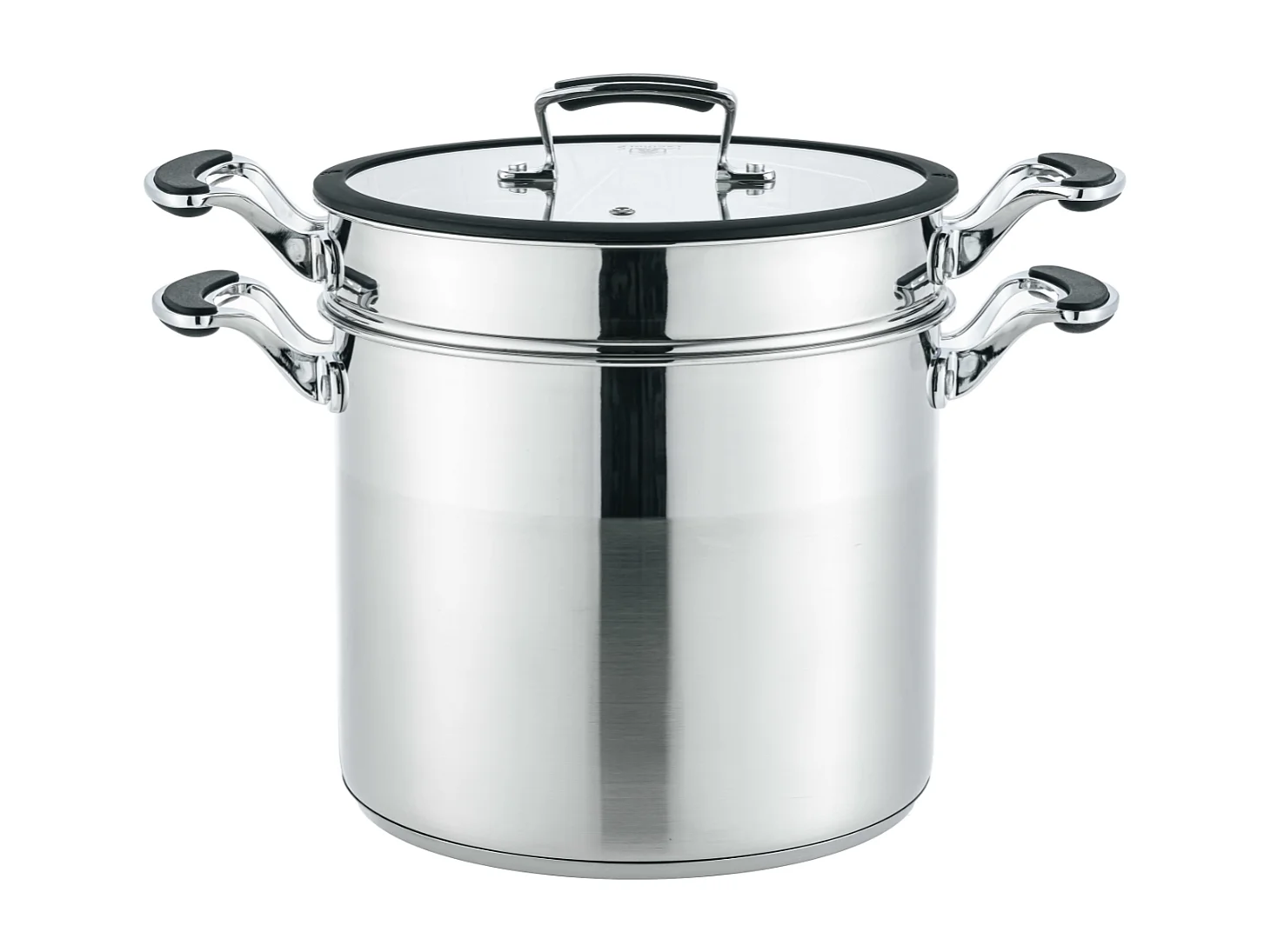 Cuit-pâtes inox 24cm multifonctions