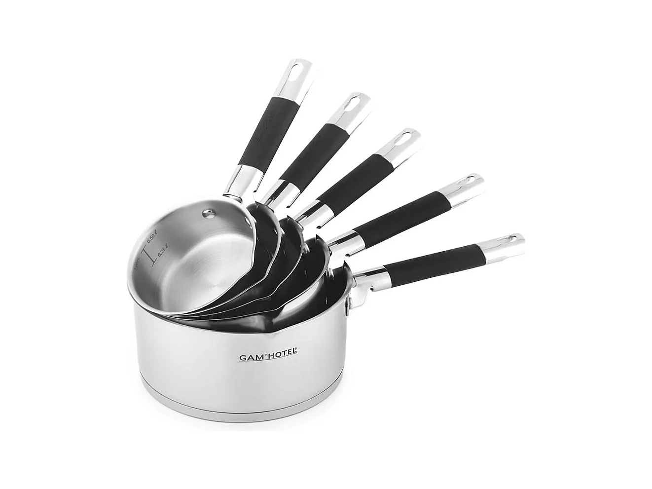 5 Casseroles Inox induction