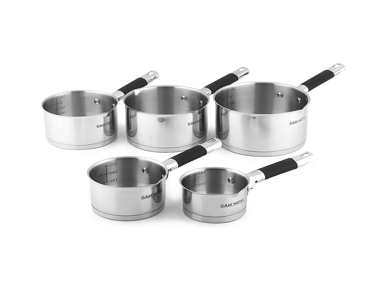 5 Casseroles Inox induction