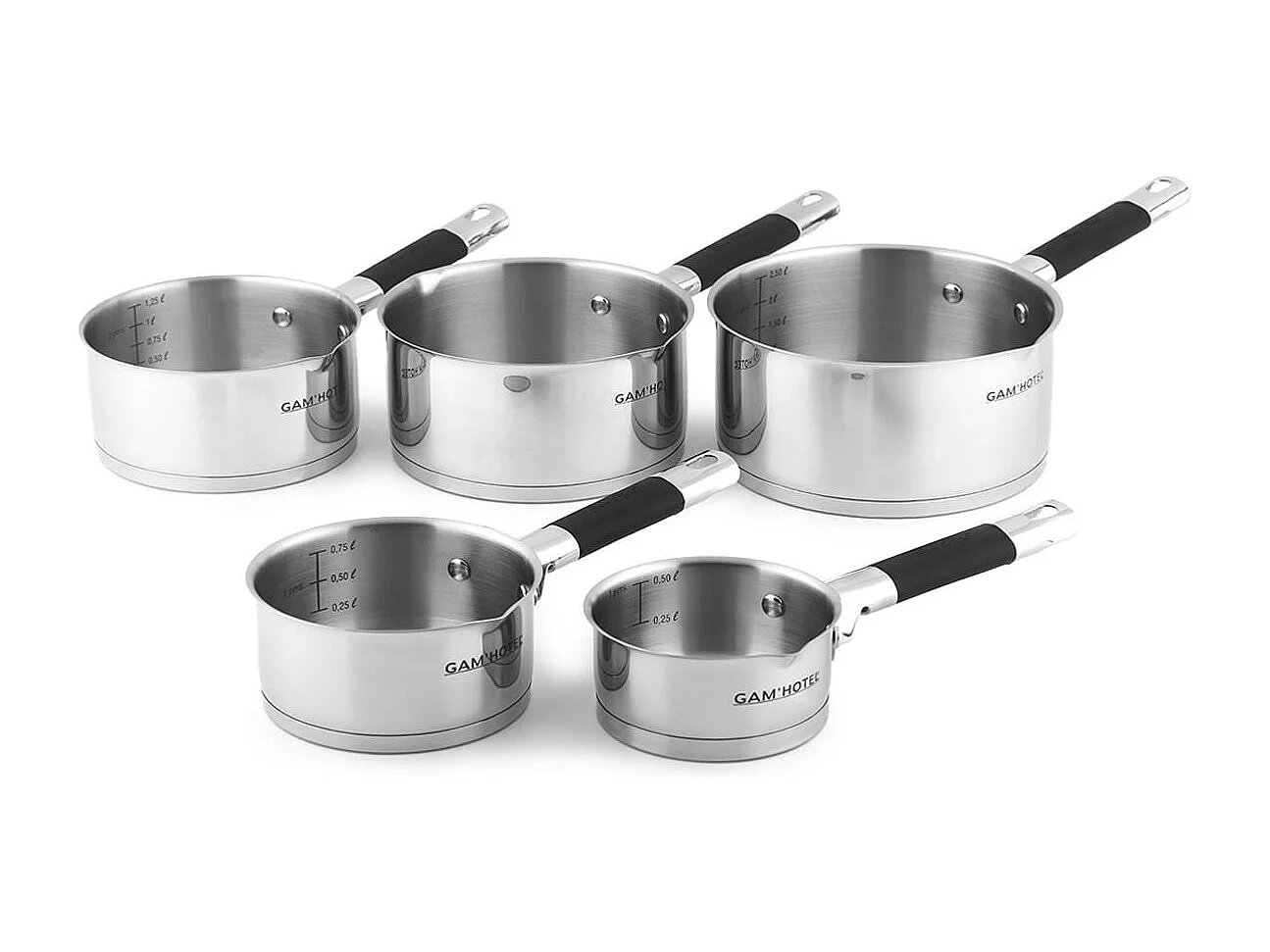 5 Casseroles Inox induction