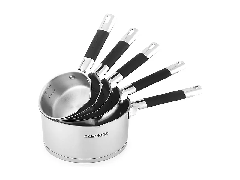 5 Casseroles Inox induction