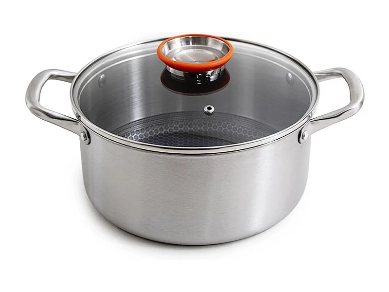 Marmite 24cm triplex avec couvercle - "Black Cube"