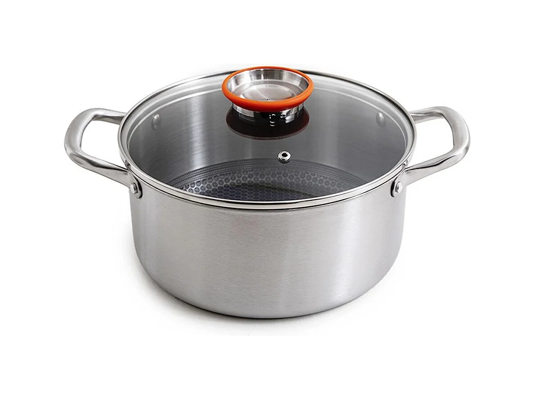 Marmite 24cm triplex avec couvercle - "Black Cube"