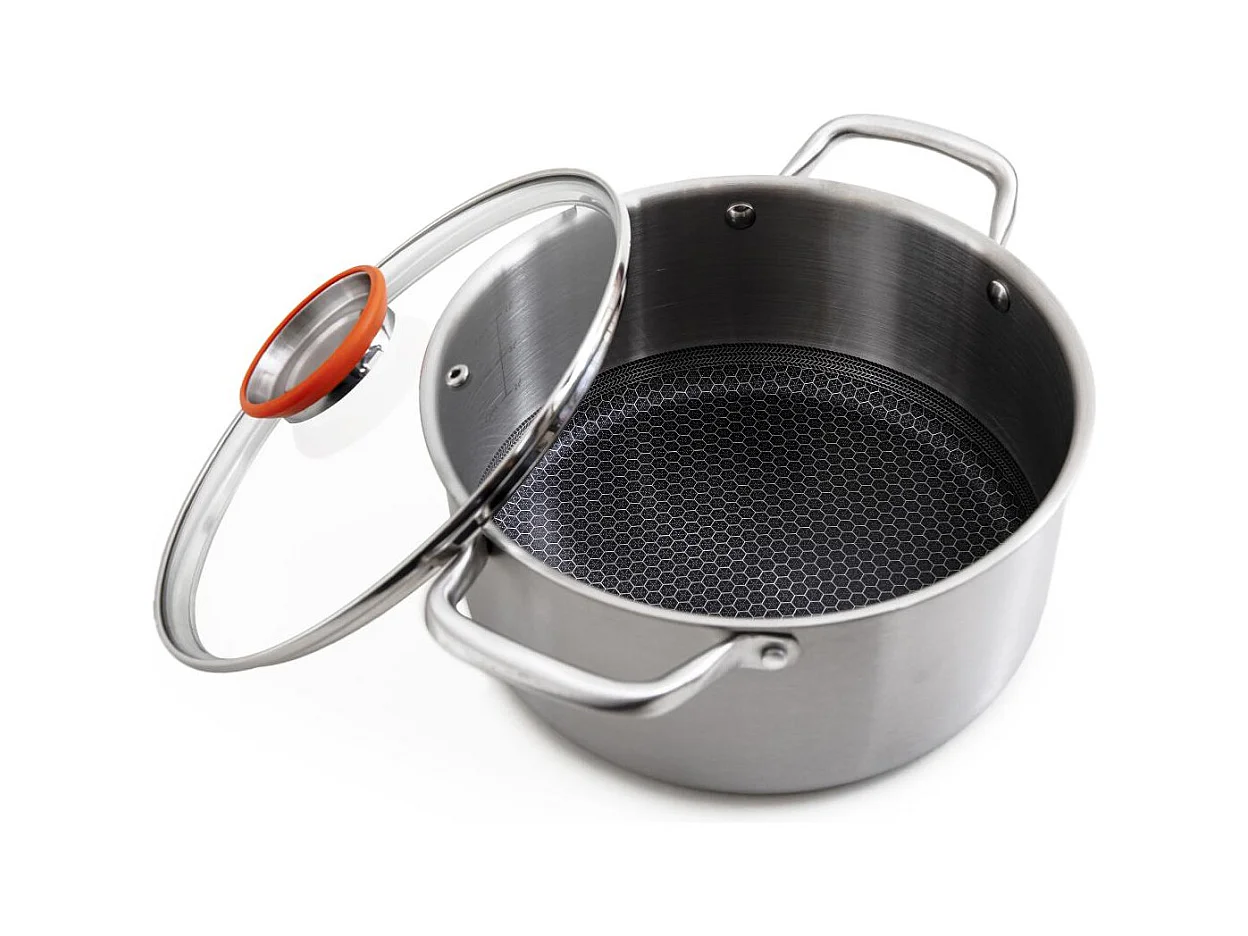 Marmite 24cm triplex avec couvercle - "Black Cube"