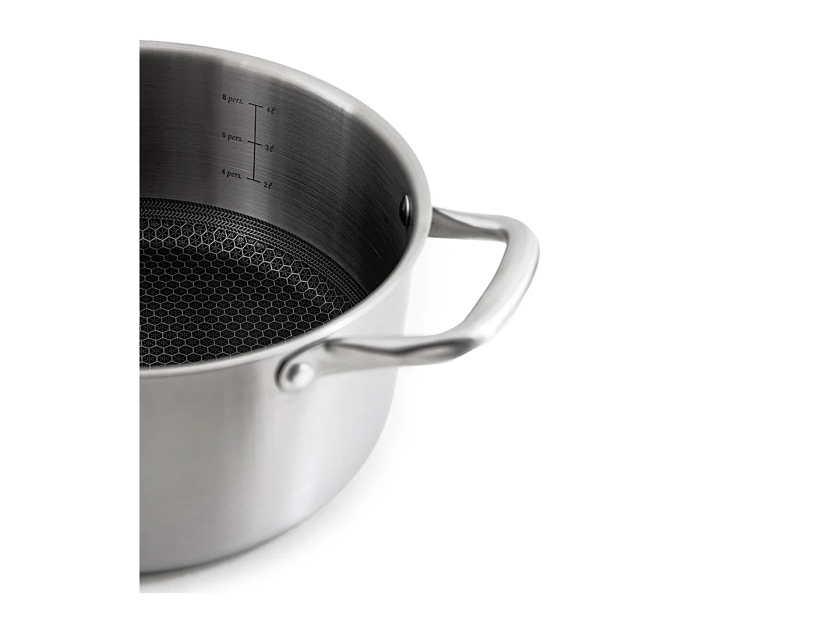 Marmite 24cm triplex avec couvercle - "Black Cube"