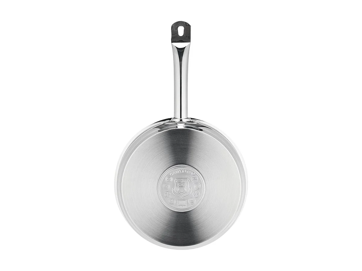 Poêle inox 24x5,5cm induction