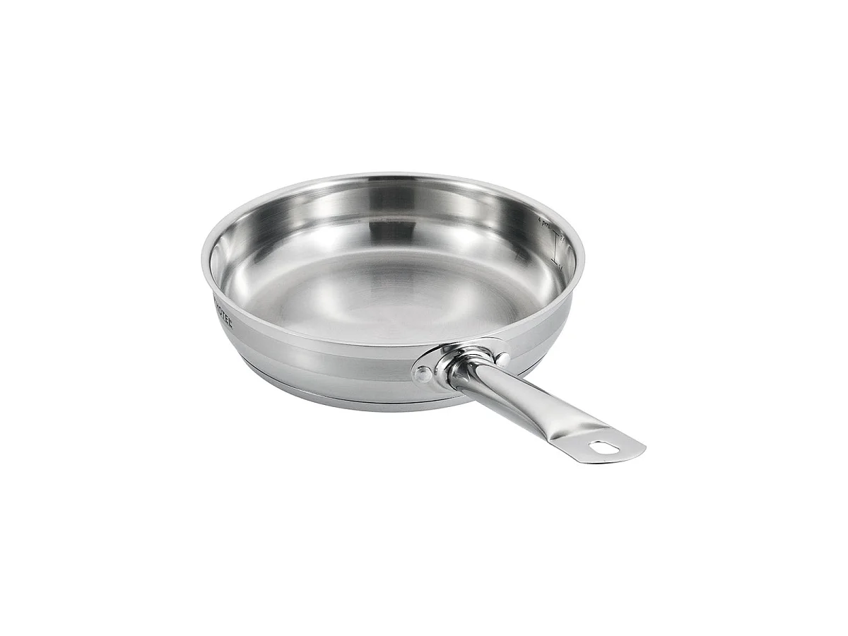 Poêle inox 24x5,5cm induction
