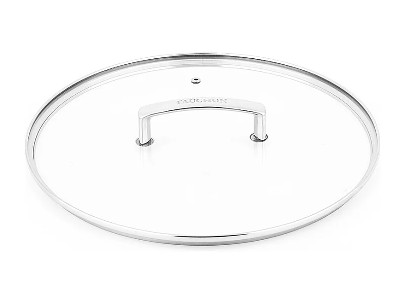 Couvercle 32cm en verre et en aluminium SIGNATURE