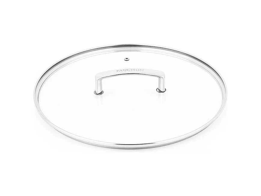 Couvercle 32cm en verre et en aluminium SIGNATURE