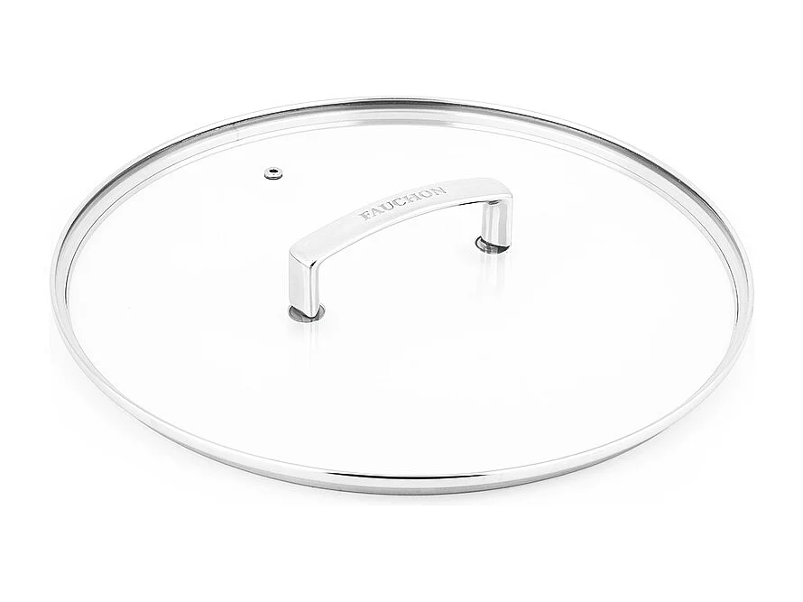 Couvercle 32cm en verre et en aluminium SIGNATURE