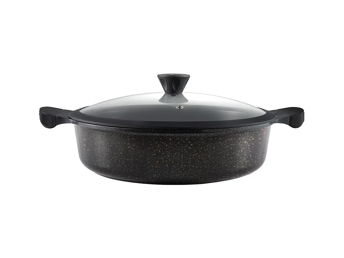 Sautoir marron 28cm  - "Cappuccino"