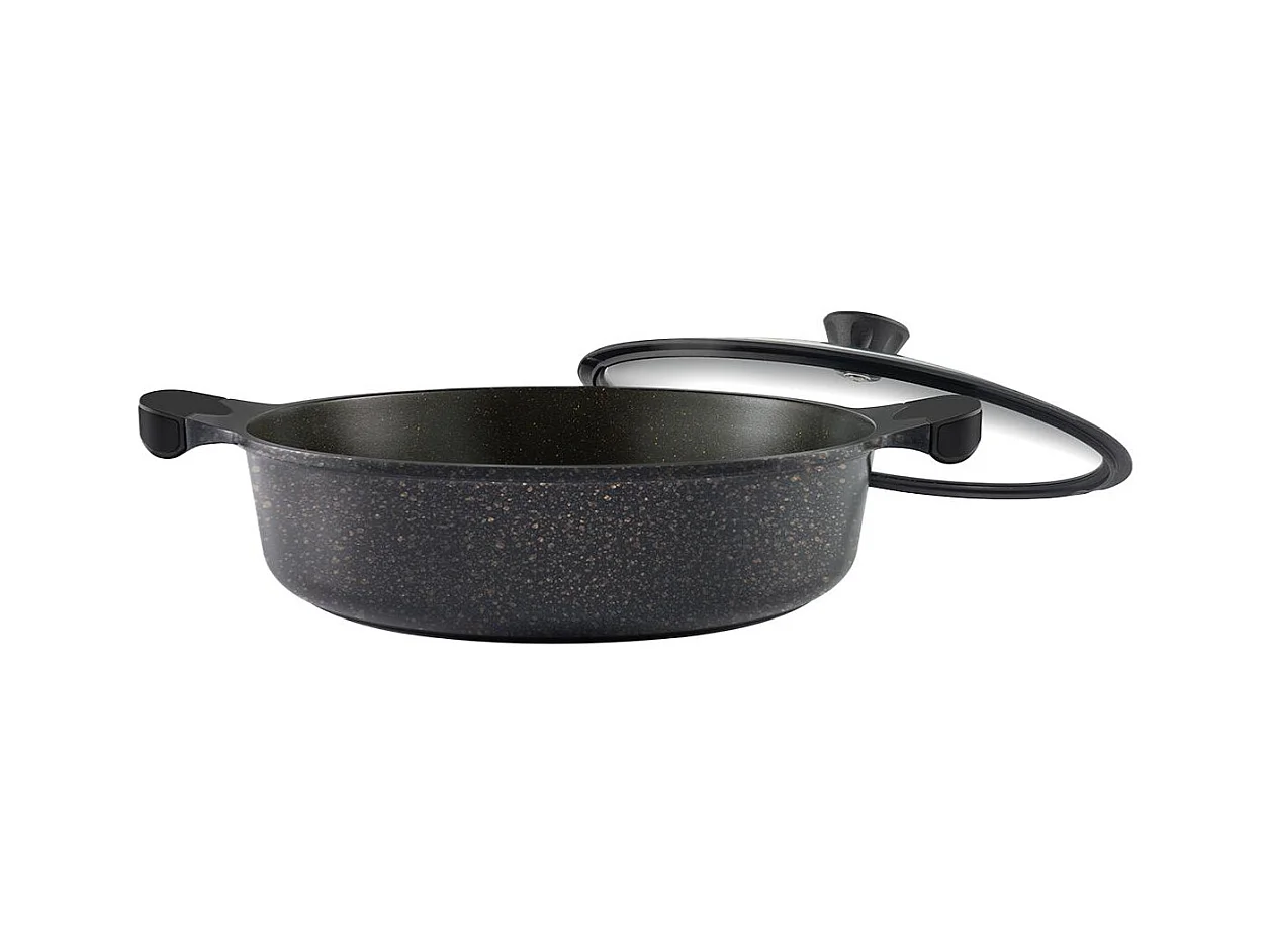 Sautoir marron 28cm  - "Cappuccino"