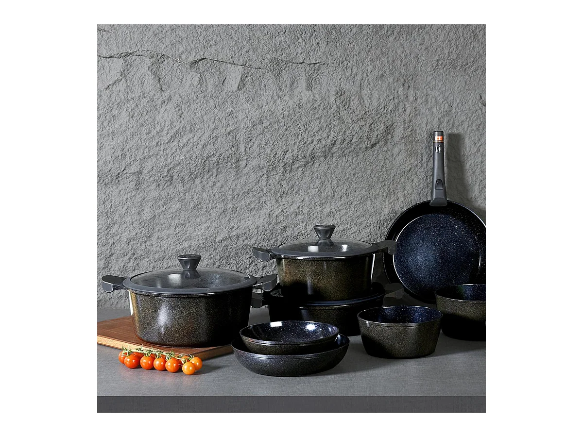 Sautoir marron 28cm  - "Cappuccino"