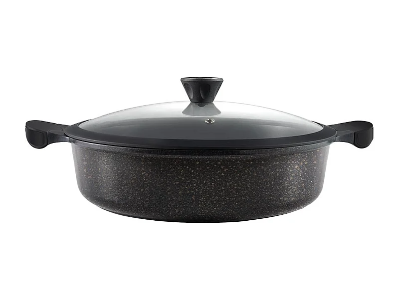 Sautoir marron 28cm  - "Cappuccino"