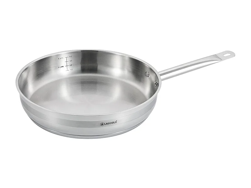 Poêle inox 32cm induction