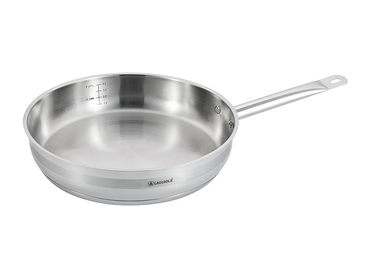 Poêle inox 32cm induction