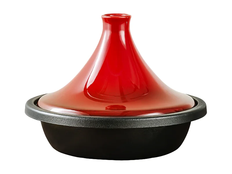Tajine en fonte rouge 27cm