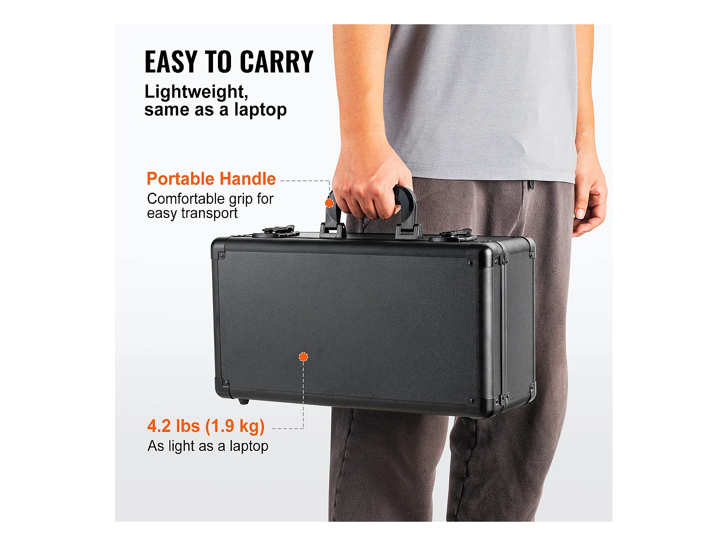 Boîte de Rangement, SucceBuy Boîte de Rangement pour Cartes de Sport 108 PSA, 4 Emplacements, avec Serrure à Clé