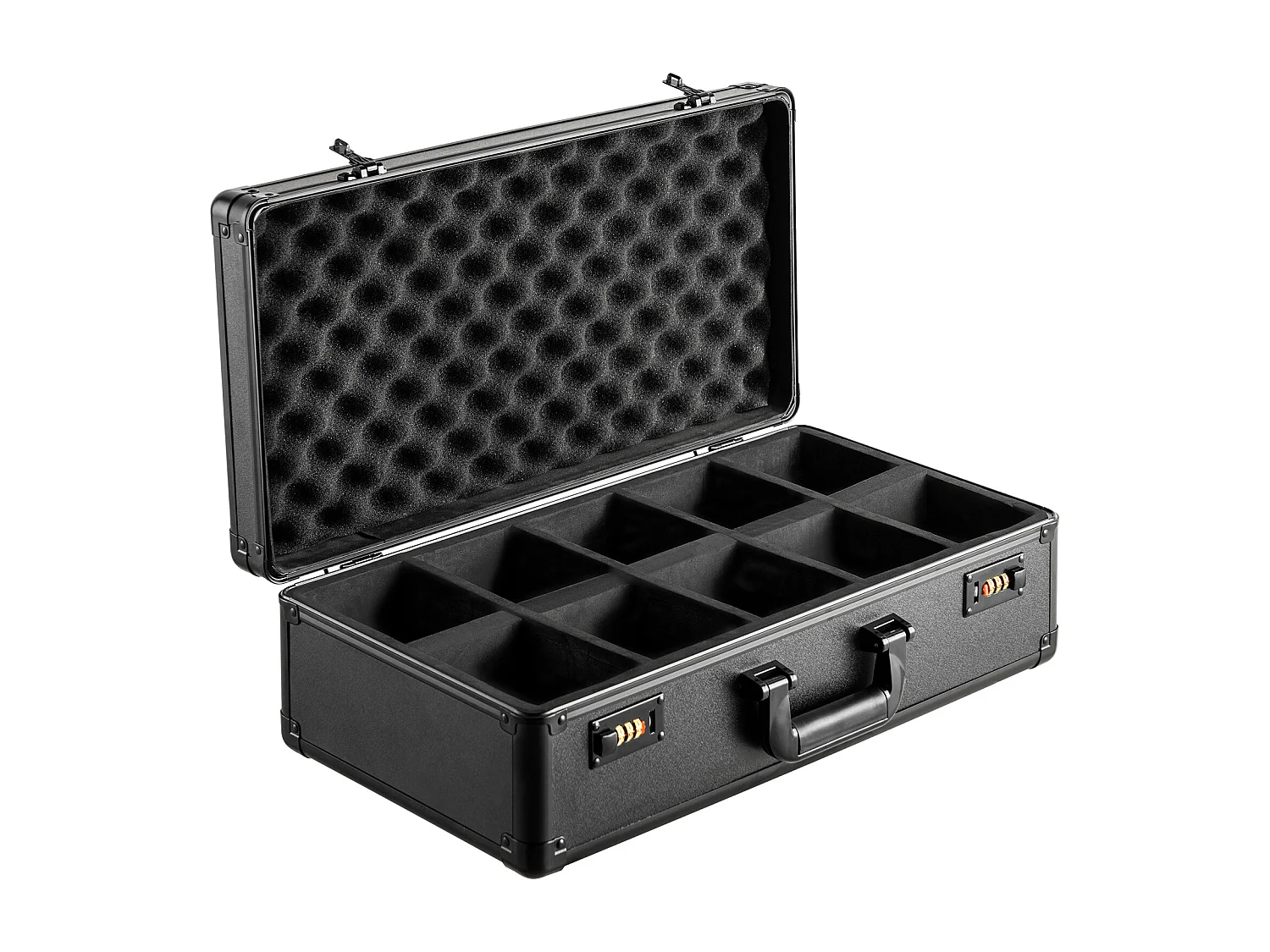 Boîte de Rangement, SucceBuy 162 Boîte de Rangement pour Cartes Classées PSA 5 Emplacements pour Cartes de Sport avec Serrure à Combinaison