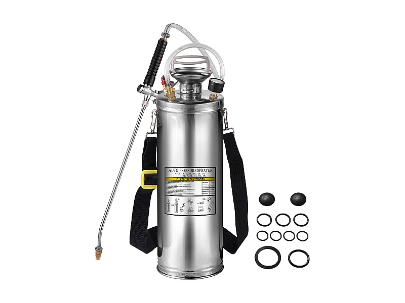 Spruzzatore, SucceBuy Spruzzatore in Acciaio Inossidabile da 10 Litri per Casa e Giardinaggio - Versatile per Industria, Agricoltura e Medicina