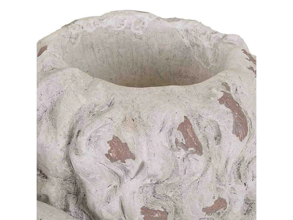 Macetero angel magnesio blanco, 59x36x36h cm