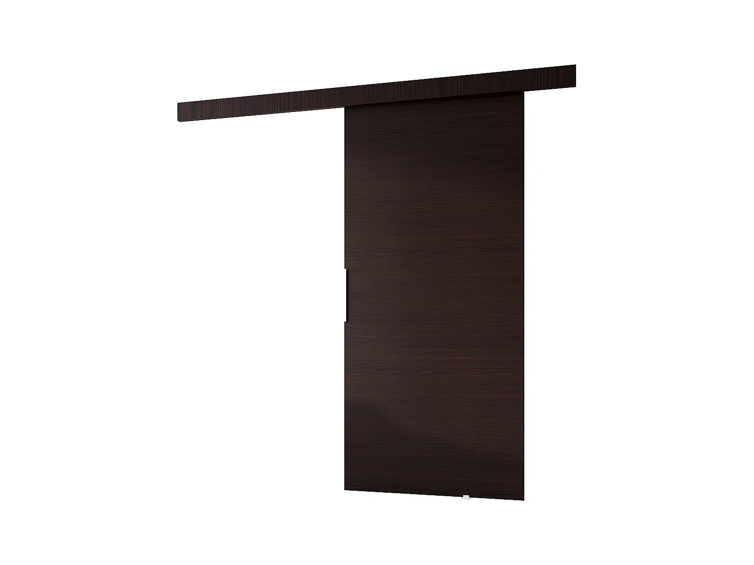 MINIO go for it, porte coulissante CLEAN A 76 cm portes de chambre | Wenge
