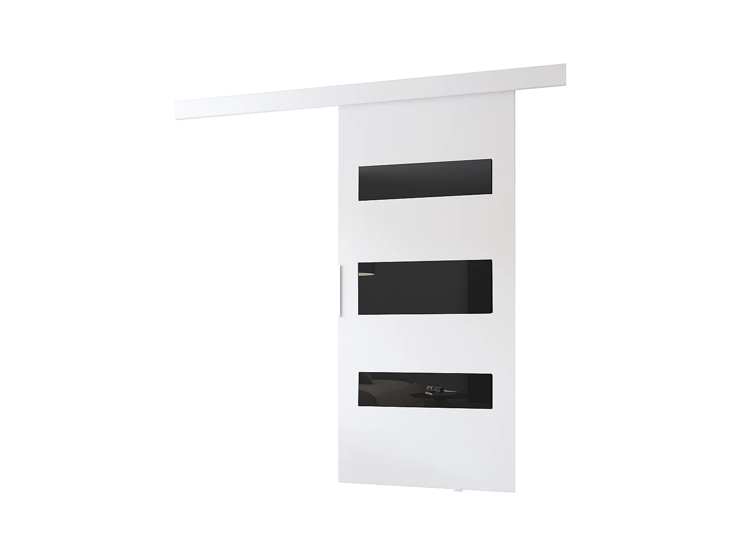 MINIO go for it, porte coulissante CLEAN D 76 cm portes de chambre | Blanc