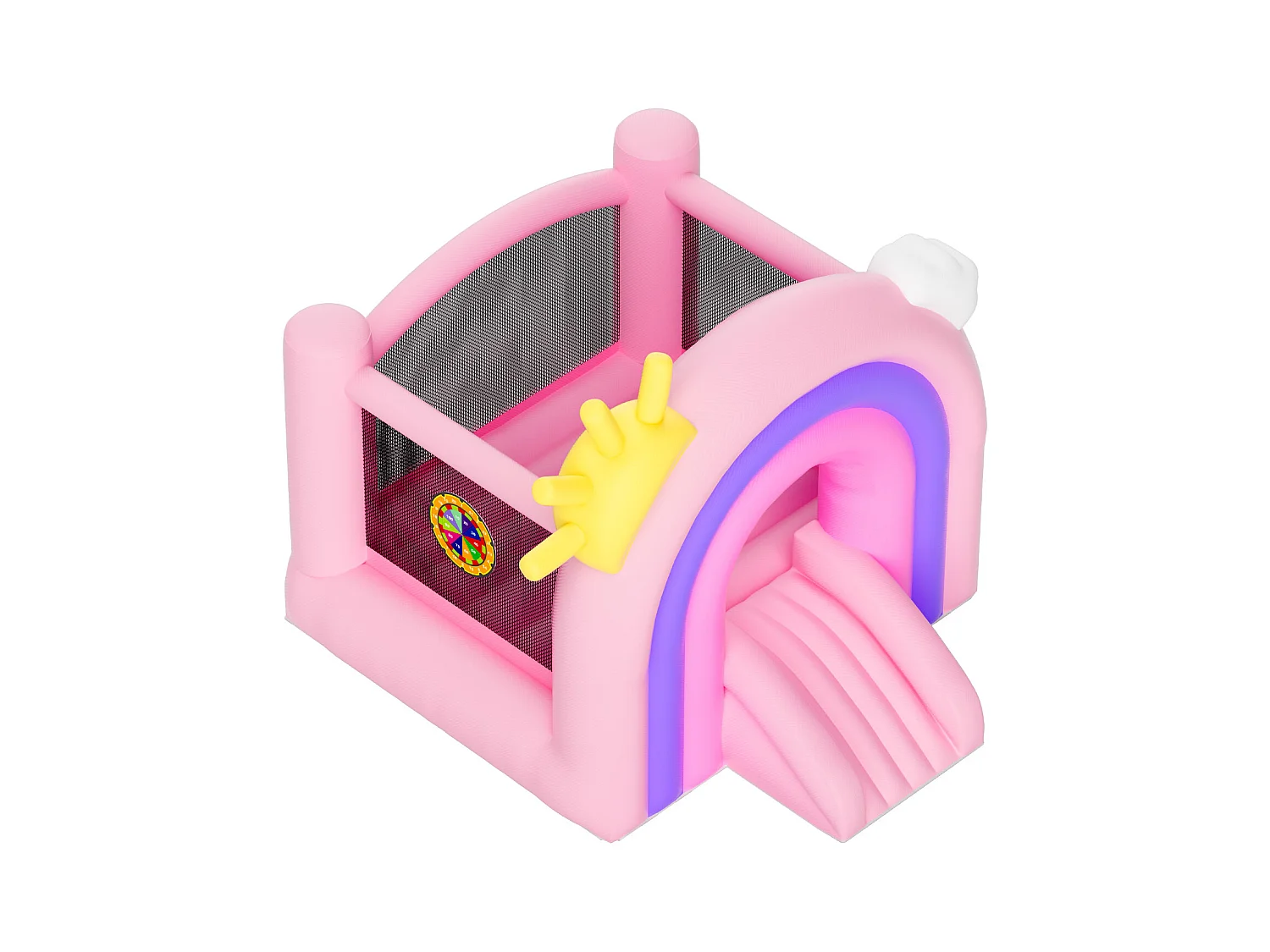 Château Gonflable, SucceBuy, Maison Gonflable pour Enfants de 3 à 8 Ans, Idéal pour les Fêtes d'Anniversaire et les Événements Festifs en Intérieur ou Extérieur