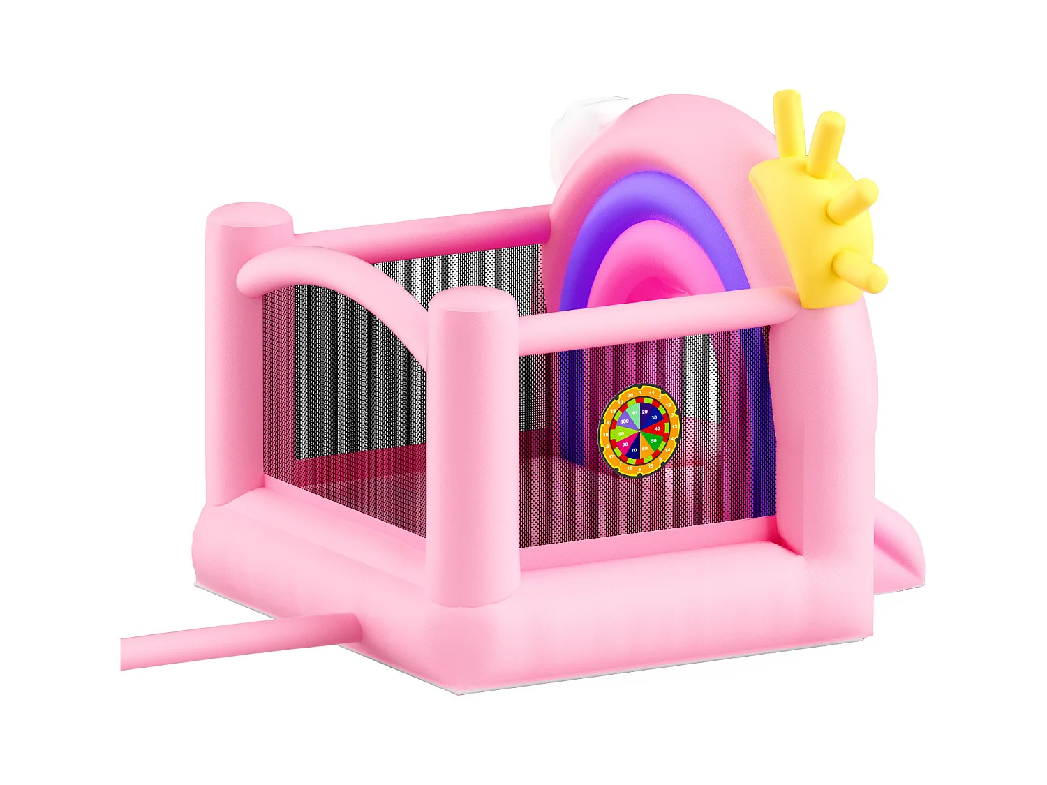 Château Gonflable, SucceBuy, Maison Gonflable pour Enfants de 3 à 8 Ans, Idéal pour les Fêtes d'Anniversaire et les Événements Festifs en Intérieur ou Extérieur