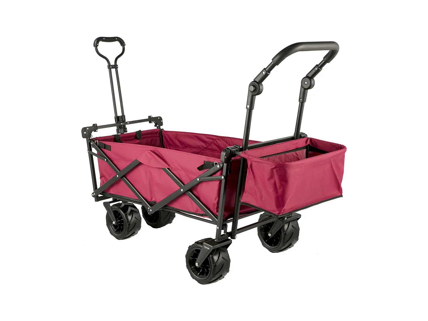 Chariot de Jardin Pliable SucceBuy, Chariot de Jardin Pliable avec Pare-Soleil, Utilitaire de Plage