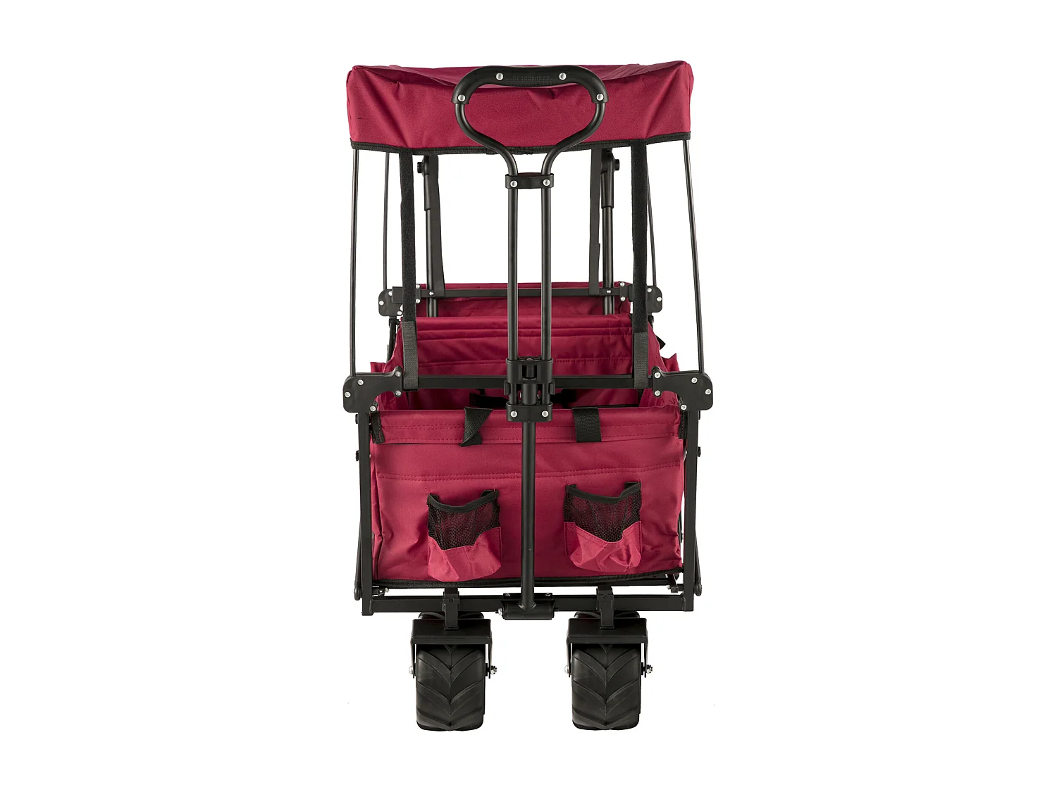 Chariot de Jardin Pliable SucceBuy, Chariot de Jardin Pliable avec Pare-Soleil, Utilitaire de Plage