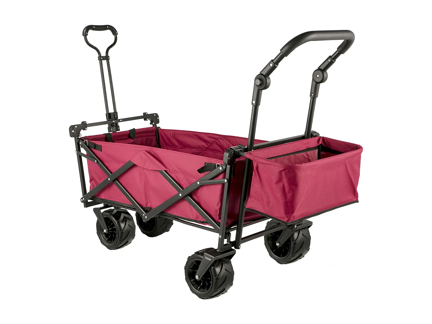 Chariot de Jardin Pliable SucceBuy, Chariot de Jardin Pliable avec Pare-Soleil, Utilitaire de Plage