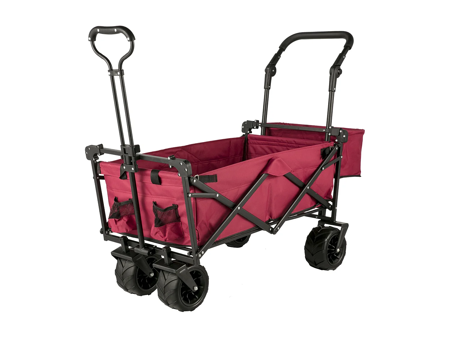 Chariot de Jardin Pliable SucceBuy, Chariot de Jardin Pliable avec Pare-Soleil, Utilitaire de Plage