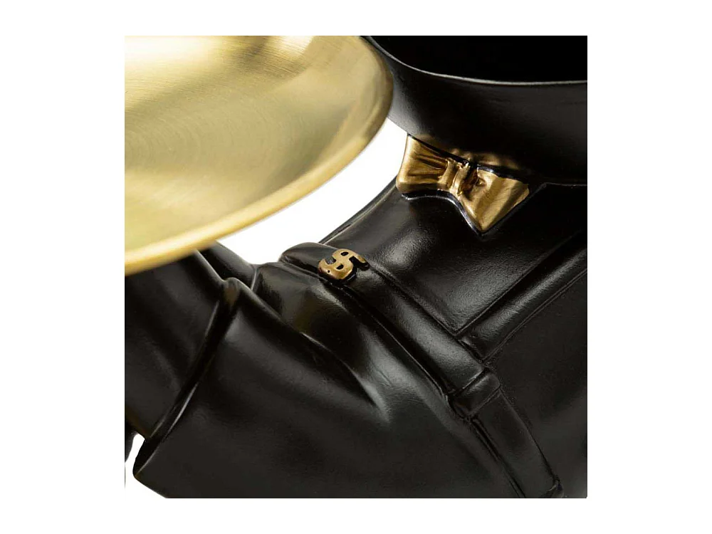 Vide-Poche Statuette Chien "Dog Buddy" 27cm Noir