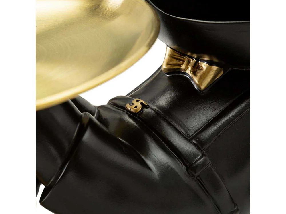 Vide-Poche Statuette Chien "Dog Buddy" 27cm Noir