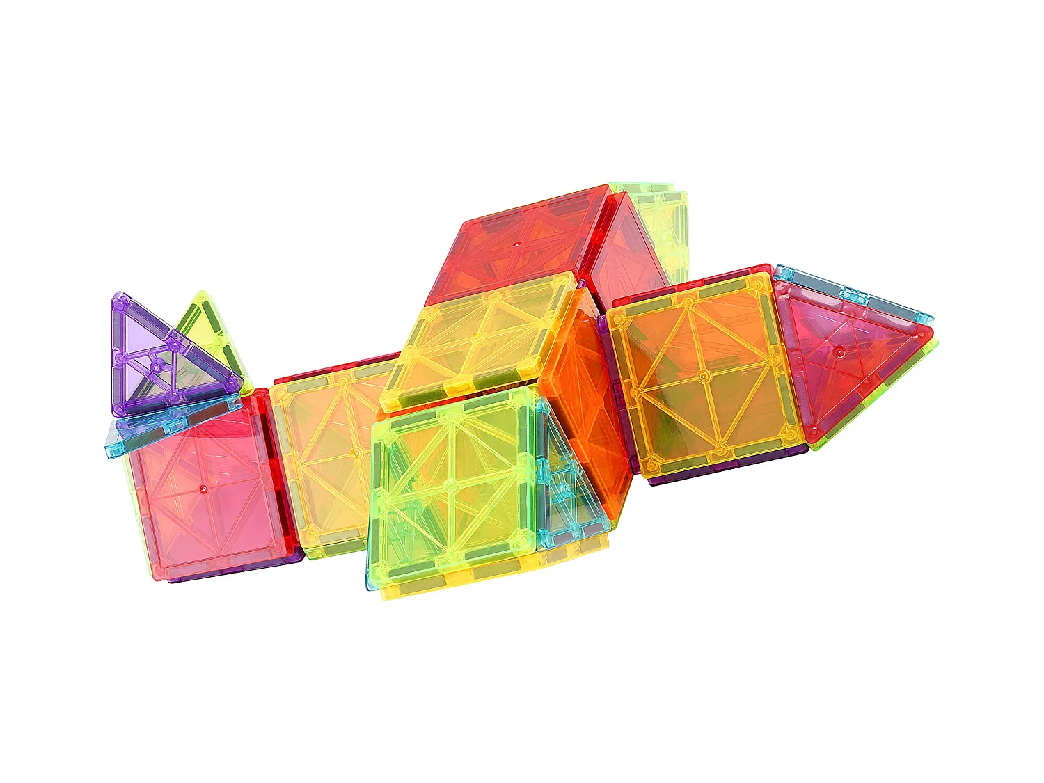 Bloc de Construction Magnétique, SucceBuy Lot de 180 Blocs de Construction Magnétiques pour Enfants en 3D