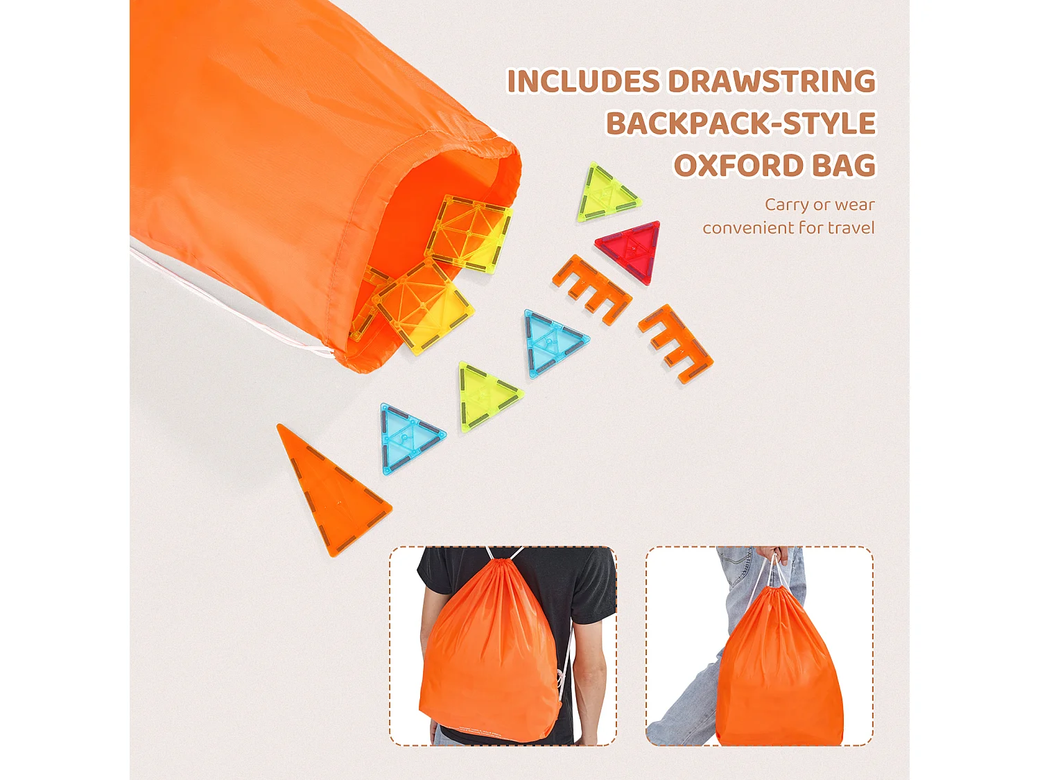 Bloc de Construction Magnétique, SucceBuy Lot de 180 Blocs de Construction Magnétiques pour Enfants en 3D